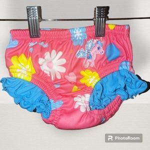 NWOT Aqua Leisure Swim Cover-Up Diaper, Size 12M